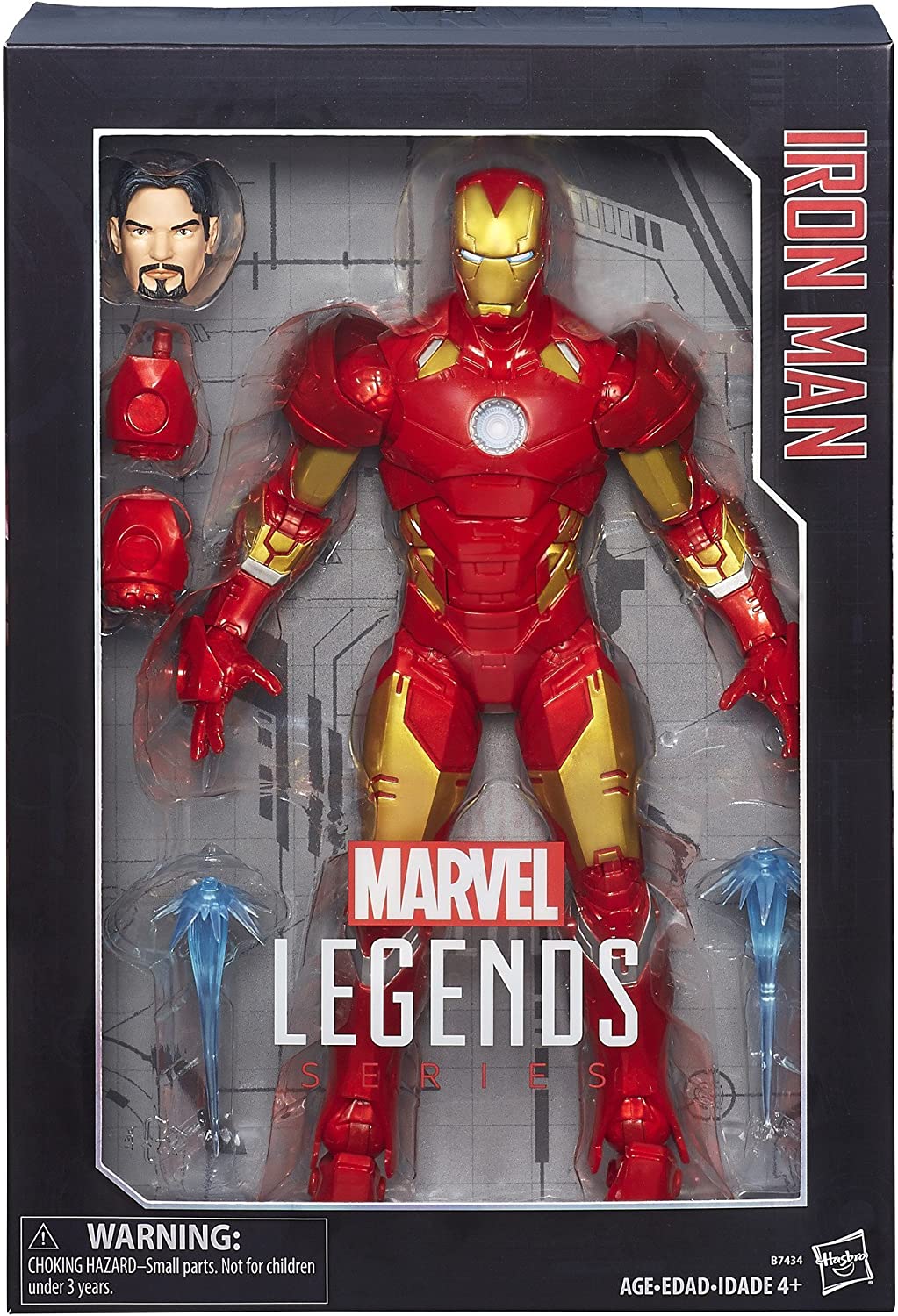 Hasbro Marvel Legends Series Avengers Iron Man (Model 01) 6-in