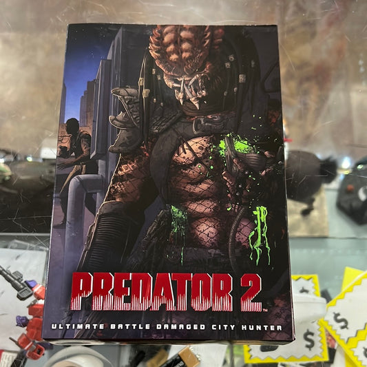 NECA Predator 2 Ultimate Battle Damaged City Hunter 7” Figure 30th Anniversary