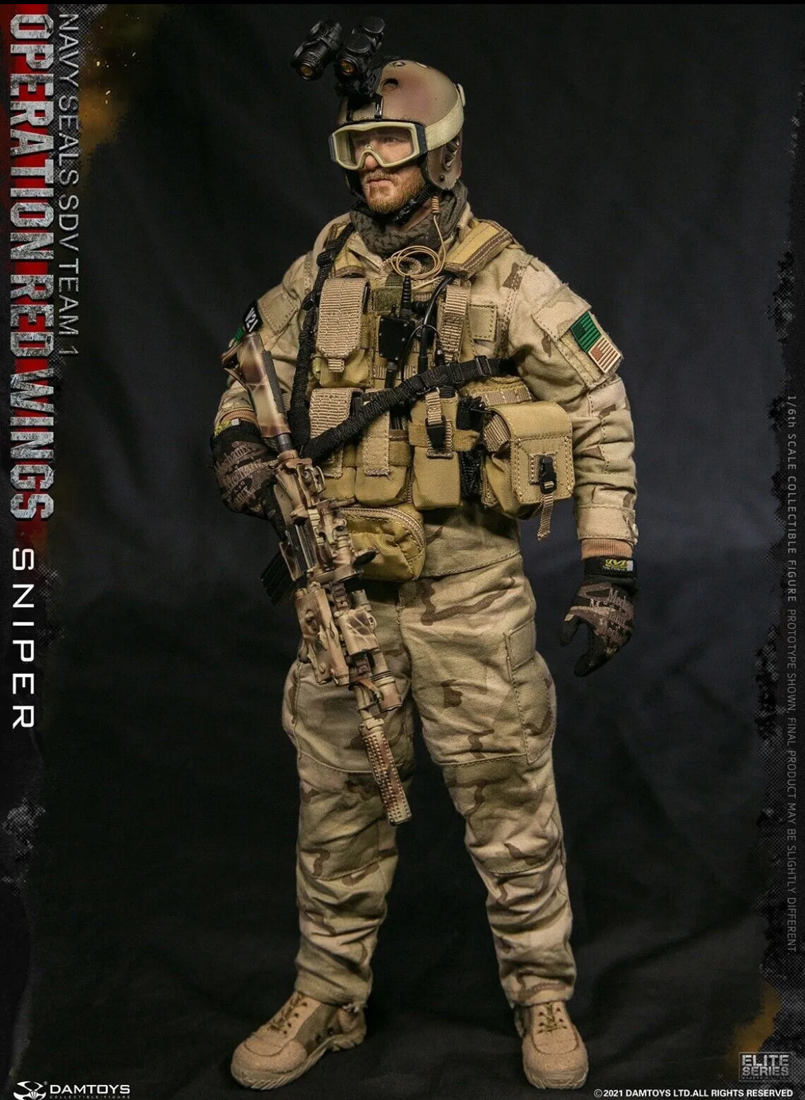 DAMTOYS 78085 NAVY SEALS SDV TEAM 1 Sniper Operation Red Wings 1/6 ACTION FIGURE