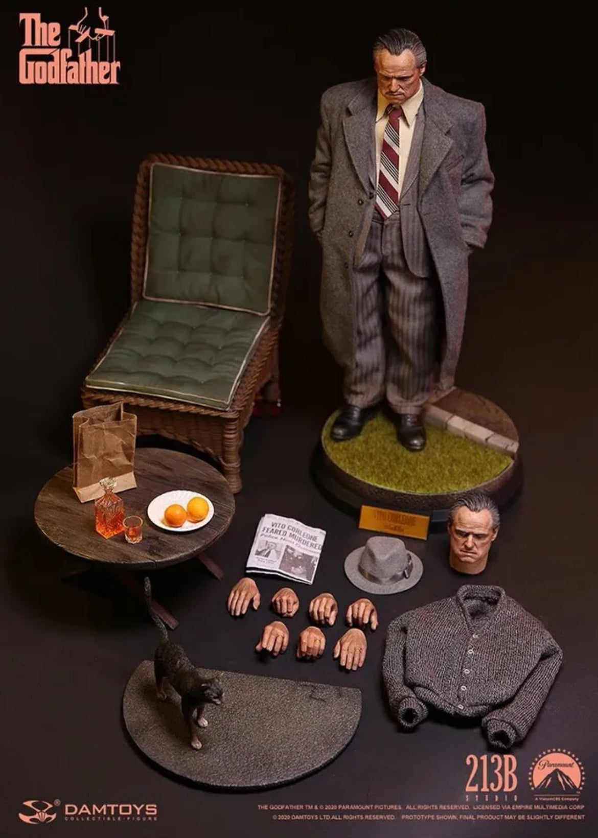 DAMTOYS The Godfather Vito Corleone (Golden Years) 1/6 Figure - LIMITED EDITION