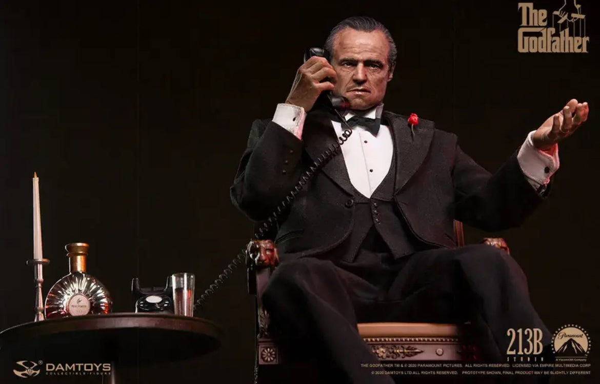 THE GODFATHER VITO CORLEONE / MARLON BRANDO SIXTH SCALE FIGURE DAMTOYS