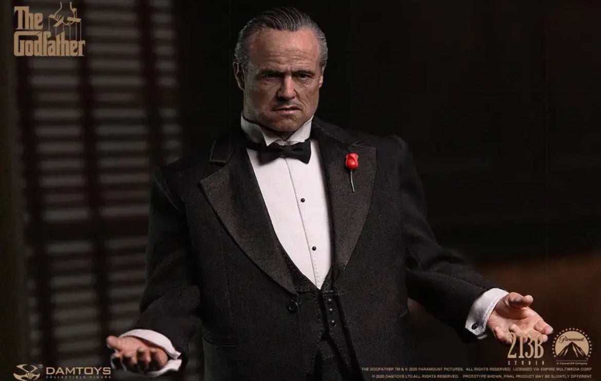 THE GODFATHER VITO CORLEONE / MARLON BRANDO SIXTH SCALE FIGURE DAMTOYS