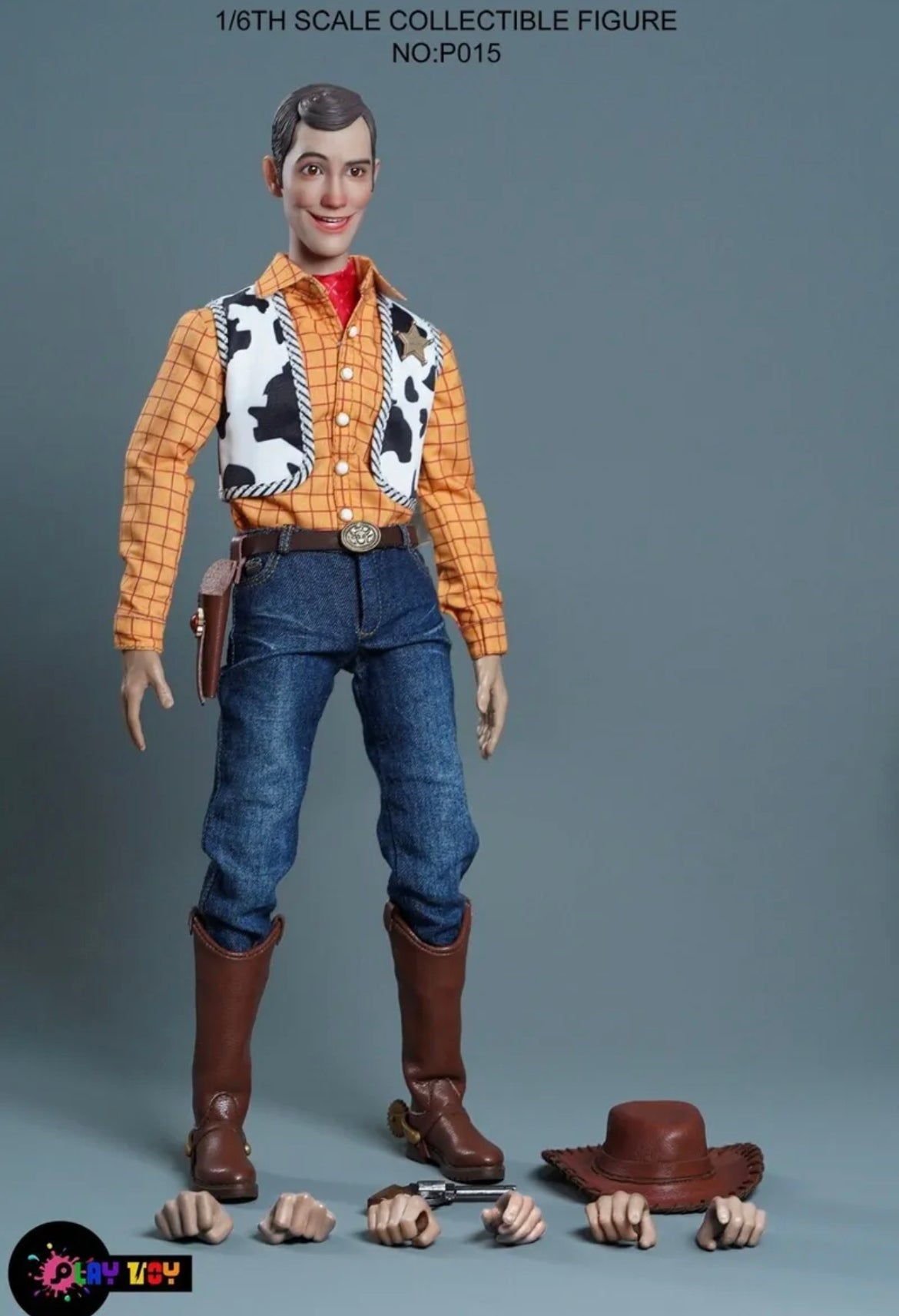 Woody 1/6 Playtoys Cowboy Sixth Scale Figure P015