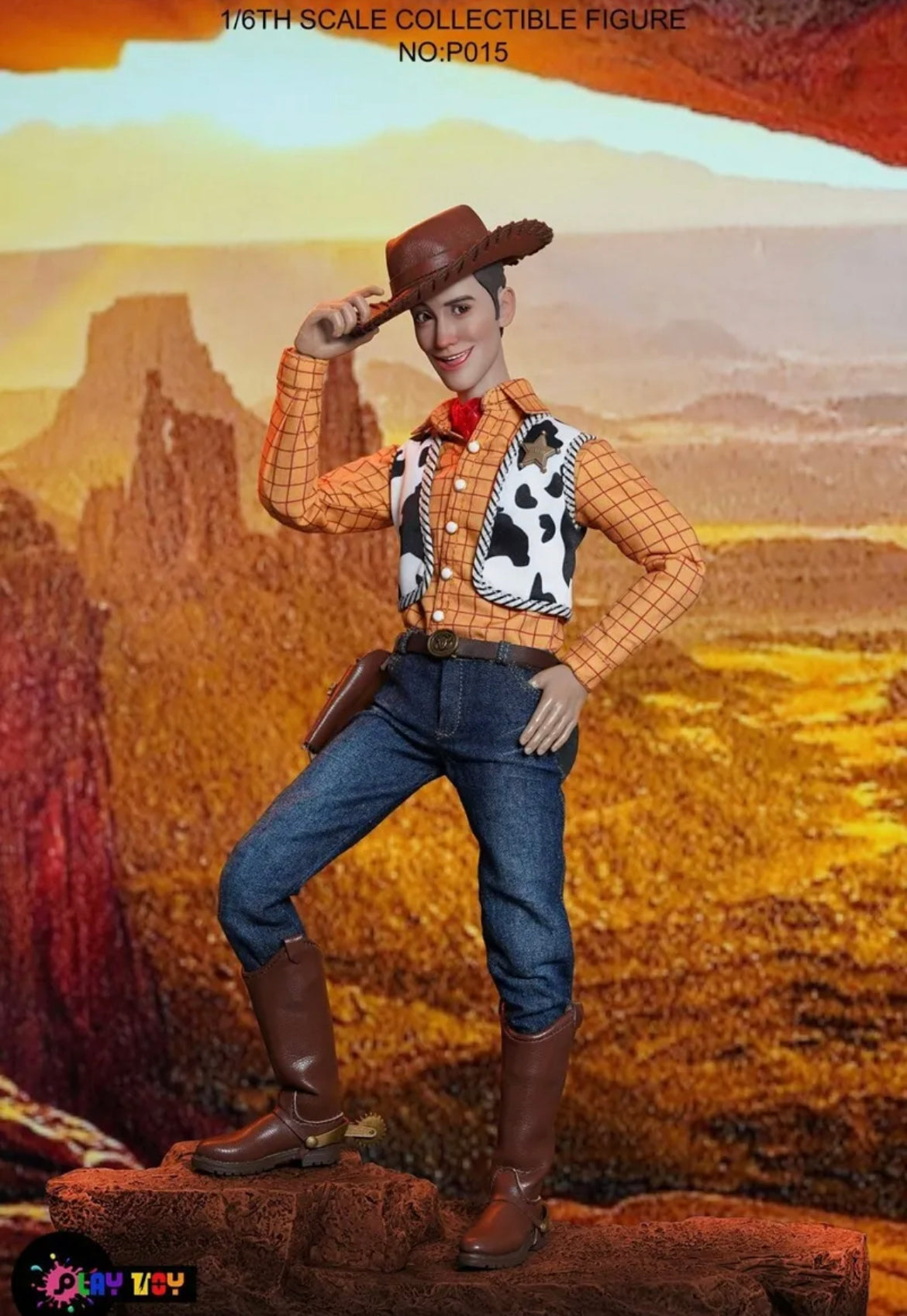 Woody 1/6 Playtoys Cowboy Sixth Scale Figure P015