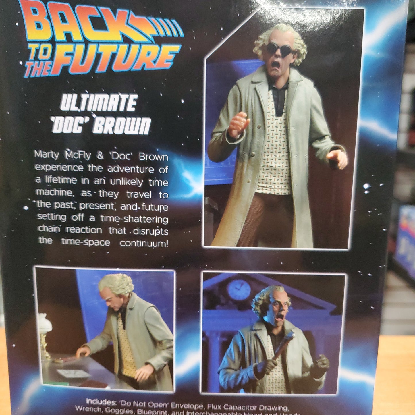 Back to The Future Ultimate Doc Brown - 7" Action Figure - NECA