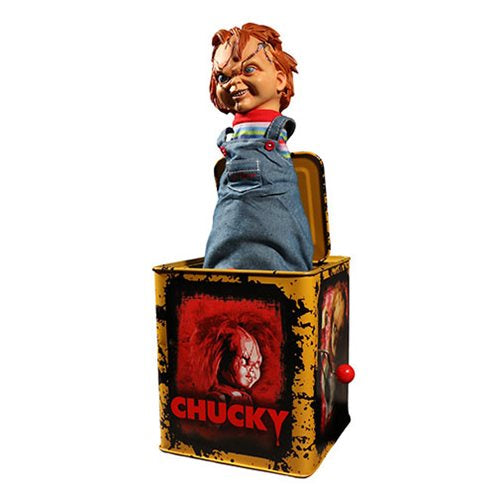 BRIDE OF CHUCKY Chucky Burst-A-Box Mezco (2018) Child's Play Jack-in-the-Box NIB
