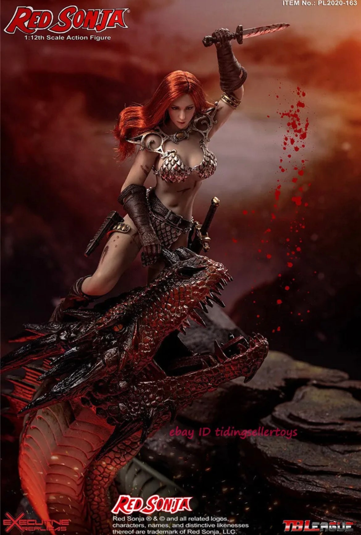 TBLeague Red Sonja 1/12 Scale Action Figure Collectible PL2020-163 Phicen