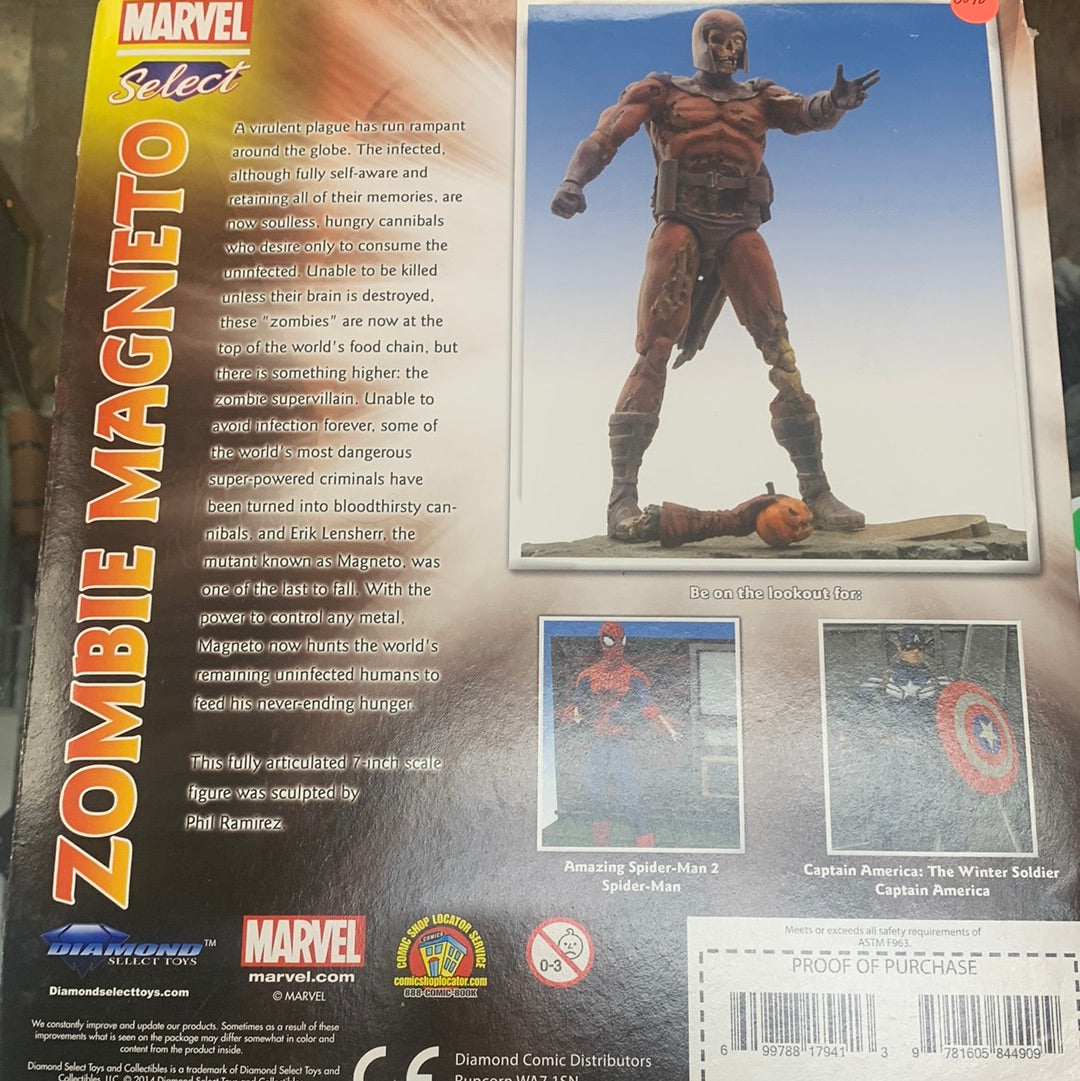 Diamond Select Toys Marvel Select: Zombie Magneto Action Figure