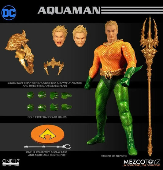 Mezco One:12 Collective DC - Aquaman (Authentic) SEALED