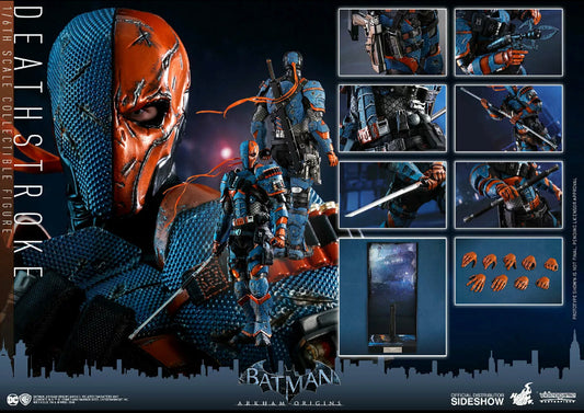 HOT TOYS 1/6 BATMAN: ARKHAM ORIGINS VGM30 DEATHSTROKE SLADE WILSON 12" FIGURE