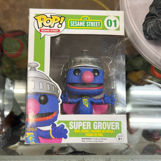 Funko Pop! Sesame Street #01 Super Grover Vaulted Vinyl Figure