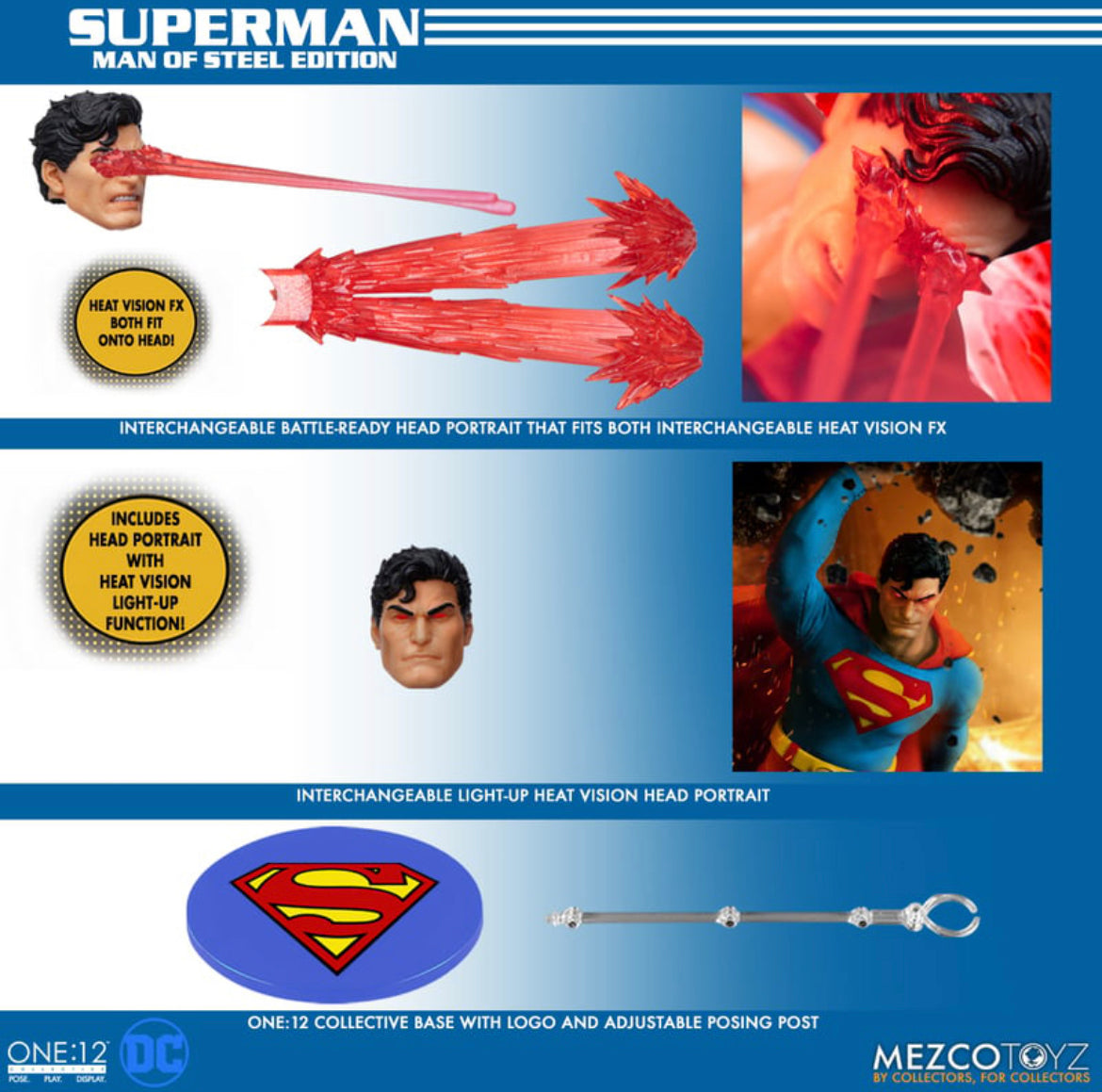 Mezco One:12 Superman Man of steel