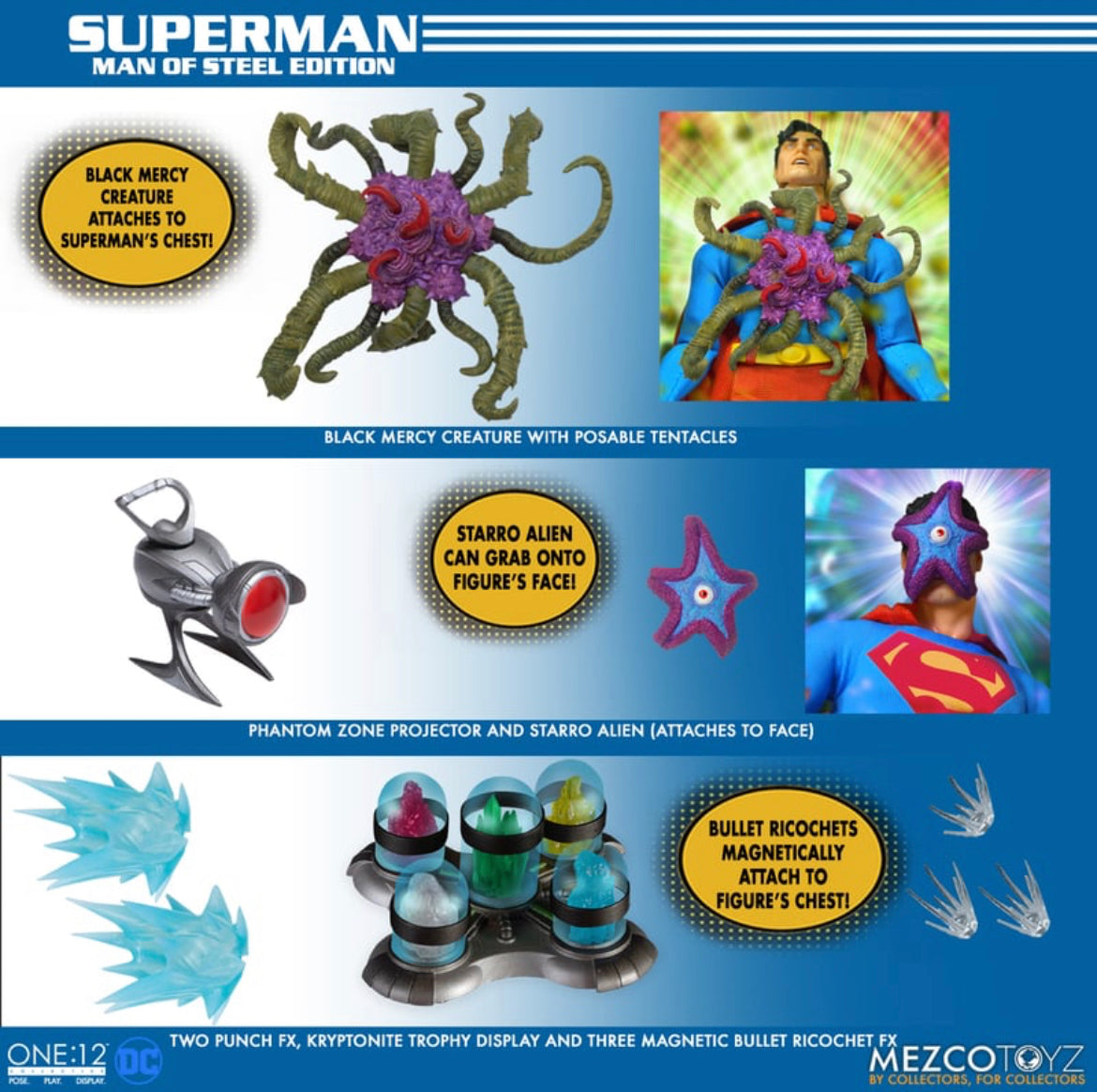 Mezco One:12 Superman Man of steel